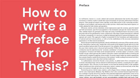 How To Write Preface For Thesis Paper 2 Samples Of Preface