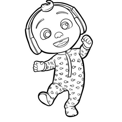Jj From Cocomelon Coloring Pages