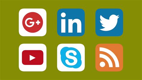 Social Media Icons Animated Icons Pack For Apple Motion 5 And Final