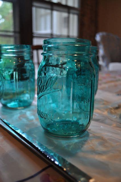 How To Tint Mason Jars With Modge Podge And Food Coloring