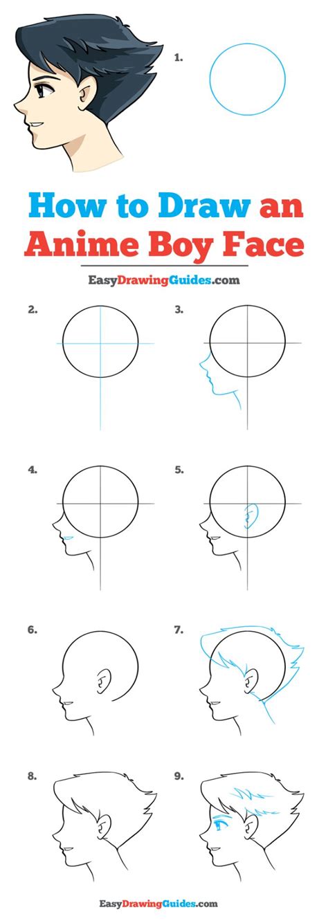 How To Draw Anime Boy Face For Beginners Walker Acry1953