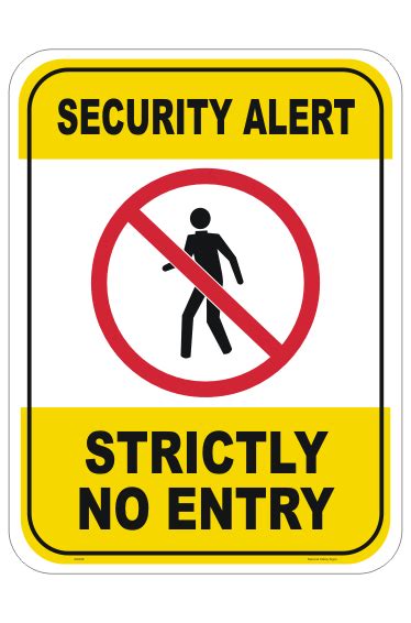 Security Alert Sign Australian Security Signs Online National