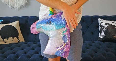 Sequin Unicorn Pillow Reversible Color Changing Unicorn Pillow