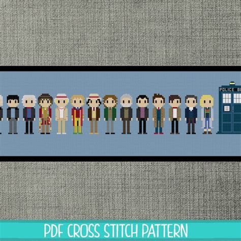 Doctor Who Cross Stitch Etsy