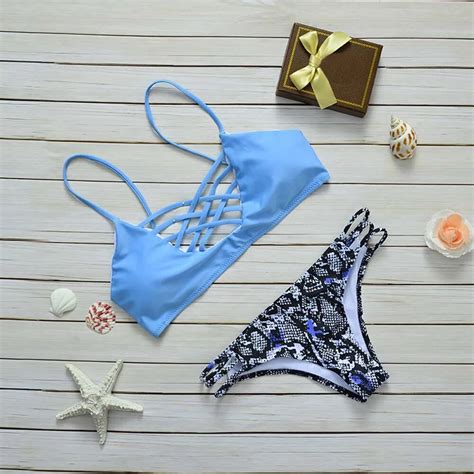 Push Up Padded Bra Swimsuit Bathing Suits Women Floral Bikini Set