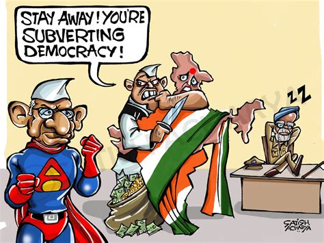 World Of An Indian Cartoonist Govt Says Jan Lokpal Bill Will Subvert