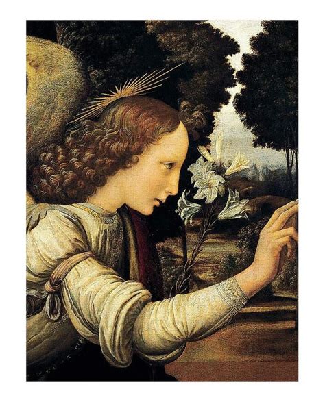 Angel Leonardo Da Vinci Rose Oil Painting Angel Painting Artists
