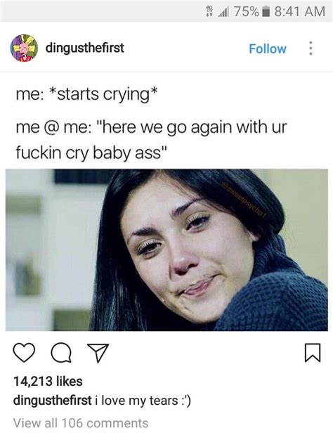 Cry Baby Crying Tears Words Instagram Horse