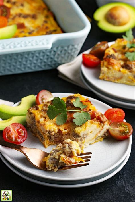 Overnight Breakfast Casserole Recipe This Mama Cooks On A Diet