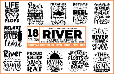 River Svg Bundle Graphic By Tinyactionshop · Creative Fabrica