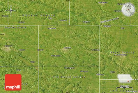 Satellite Map Of Jefferson County