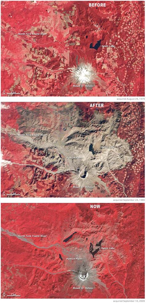 Striking Images Of Mount St Helens Before After And Now Live Science