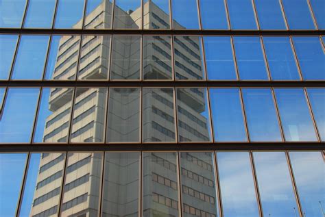 Free Download Hd Wallpaper Building Architecture Reflection Blue