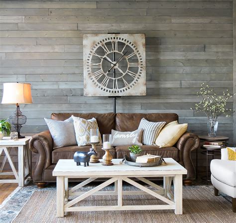 A Farmhouse Living Room That Will Make You Want A Brown