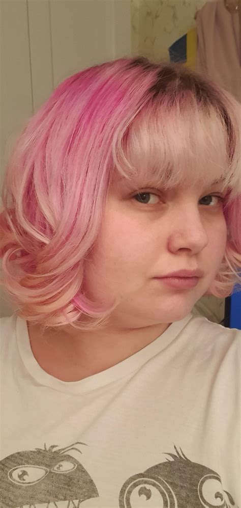 2 Months After Dyeing My Hair Hot Pink Has Faded Into A Pastel Pink