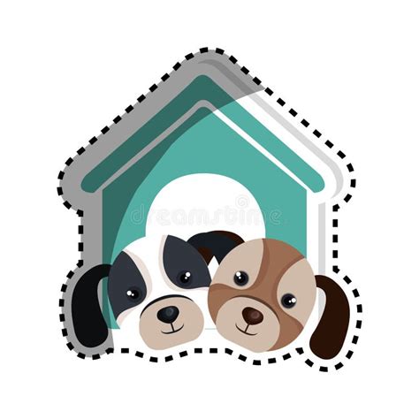 Cute Doggy Pet Icon Stock Vector Illustration Of Isolated 88466496