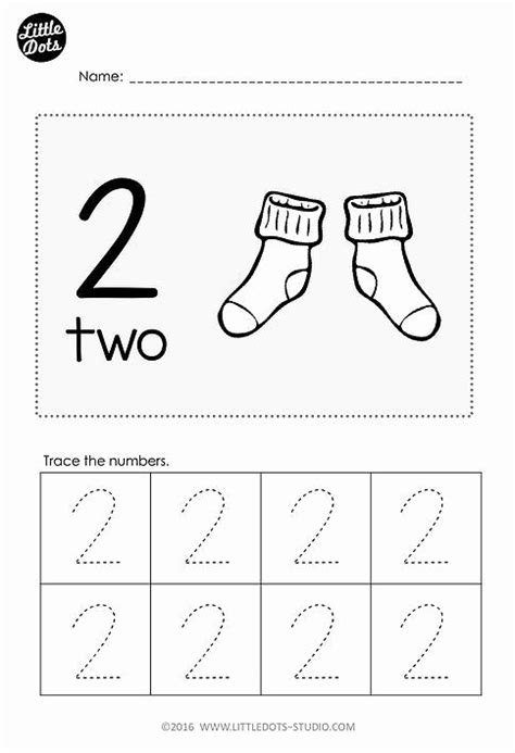 Preschool Worksheets 2 Numbers Preschool Preschool Number Worksheets