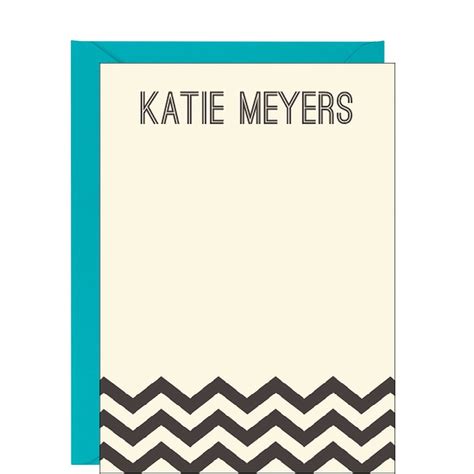 Chevron Stationery Paper Source Personalized Stationery Stationery