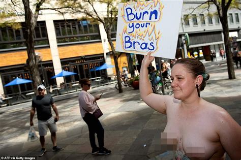 Men Join Women To Strip Down For The Annual Gotopless Day Parade In Support Of Equal Rights