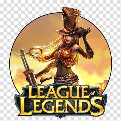 League Of Legends Icons Caitlyn Lol Transparent Background Png