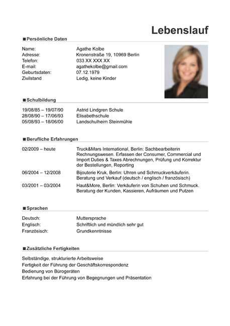 The term cv (curriculum vitae) is the british english name for this document. Image result for german resume template | Resume format ...