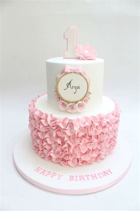 1st Birthday Cake For Baby Girl Baby Girl Birthday Cake Baby First