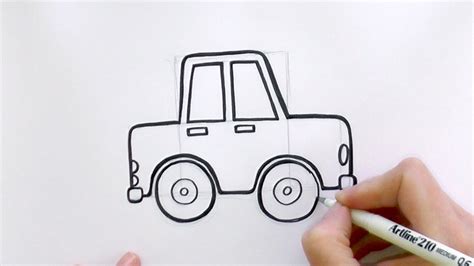To begin with, we want to draw a simple circle. How to Draw a Car - YouTube