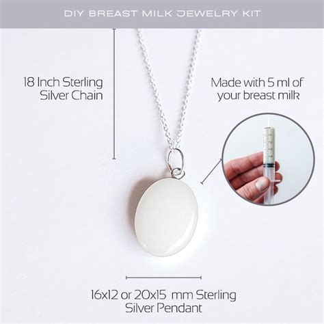 Breast Milk Necklace Etsy