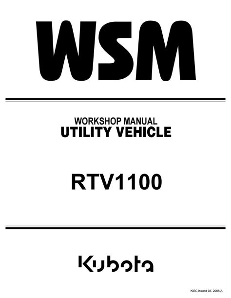 The Ultimate Guide To Understanding Kubota Rtv 1100 Parts Diagram And