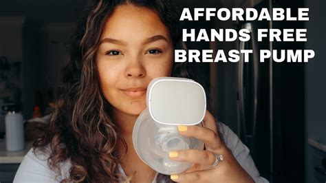 supper affordable hands free breast pump momcozy youtube