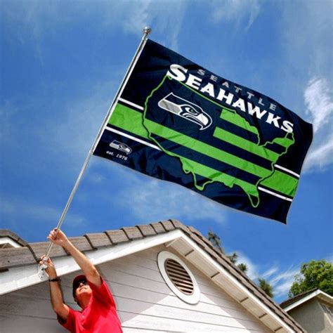 Seahawks Usa American Stripes Flag Us Sports Nation