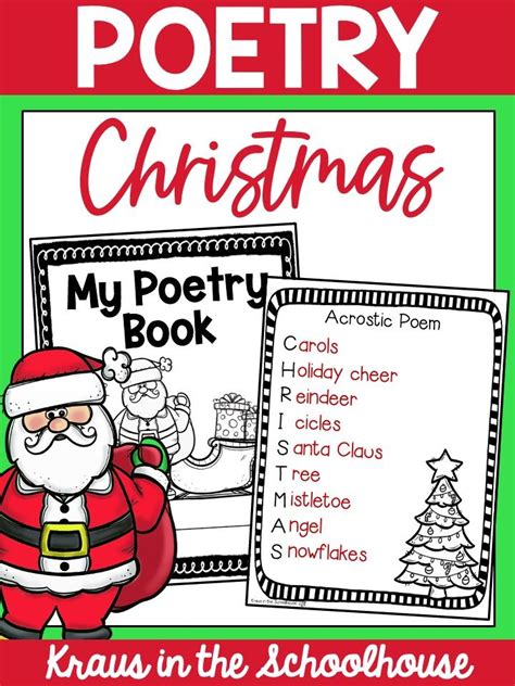 Christmas Poetry Writing Christmas Poetry Poetry For Kids Christmas