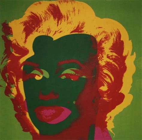 Lámina Andy Warhol Marilyn Monroe On Green 1967