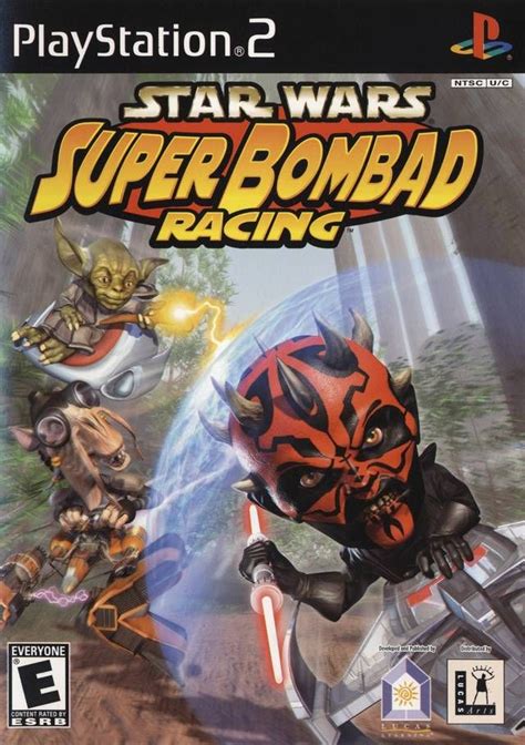 Star Wars Super Bombad Racing Sony Playstation 2 Game Star Wars Games