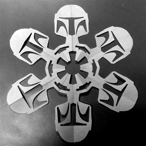 Its Snowing Star Wars 10 New Diy Star Wars Paper Snowflake Templates