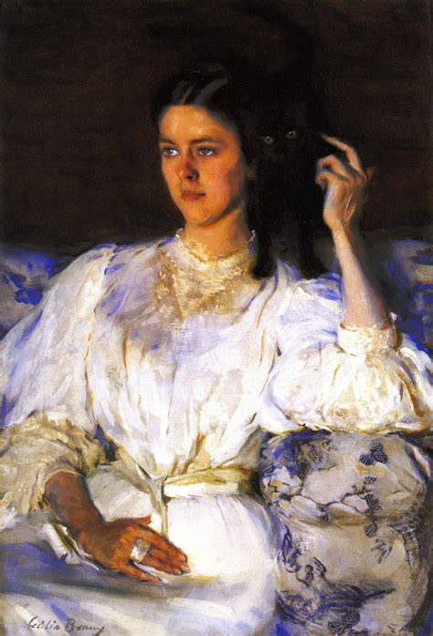 Sita And Sarita Painting Cecilia Beaux Oil Paintings