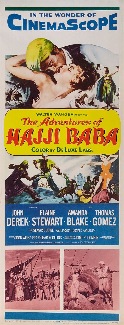 The Adventures Of Hajji Baba 1954