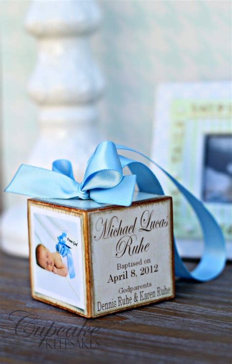 Though babies often are the ones being baptized, there are plenty of people who approach their religious paths in unique ways. Personalized Photo block gift Baptism | Christening gifts ...