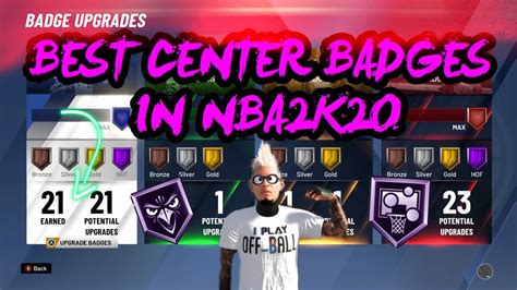 Best Center Badges In Nba 2k20 These Badges Are Insane Youtube