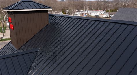 Matte Black Metal Roofing Pros Cons Project Photos Sheffield Metals