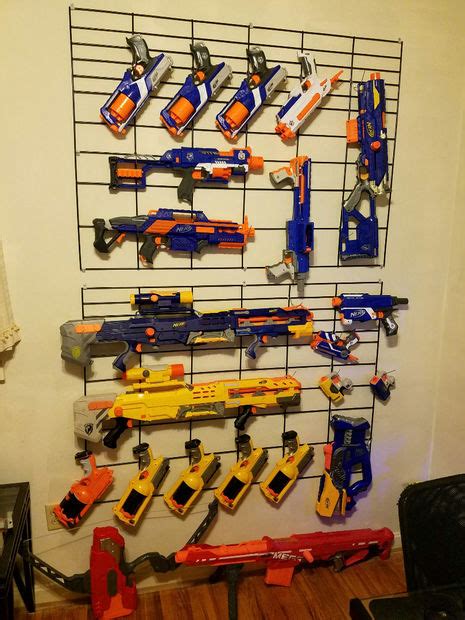 If so, please try restarting your browser. Nerf Gun/Airsoft Wall Display - All