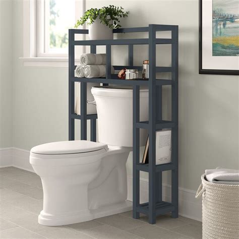 30 Solid Wood Over The Toilet Storage