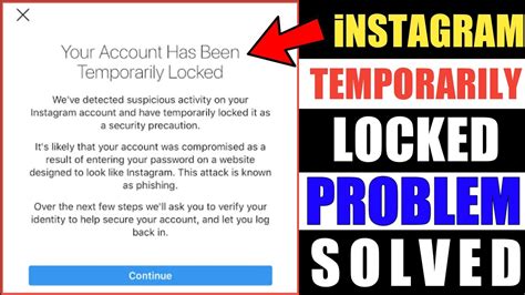Your Account Has Been Temporarily Locked Inforekomendasi