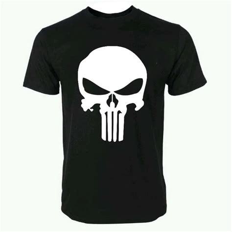 2018 Fashion Punisher T Shirts For Men T Shirt Cotton Fashion Brand T