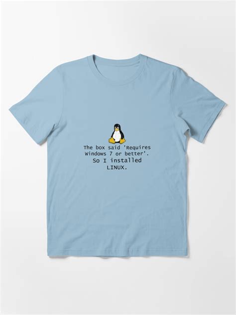 Linux T Shirt By Markseb Redbubble