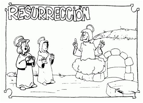 Dibujos Del Domingo De Resurrección Para Descargar Imprimir Y Pintar