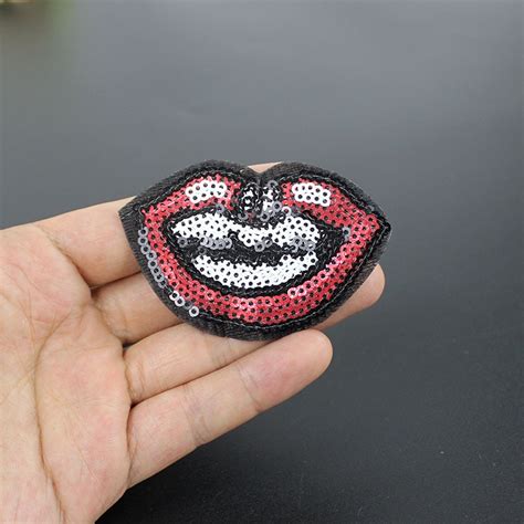 Buy 1pcs Sequins Clothes Patches Badge Embroidered