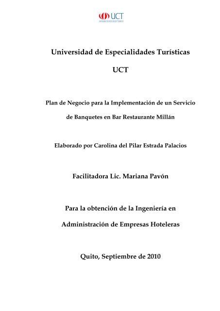 Introducir 30 Imagen Plan De Negocios Para Un Bar Pdf Viaterra Mx