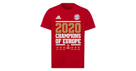 Discover the full range of fan shirts in the official ⚽fc bayern munich store. adidas T-Shirt CL-Sieger 2020 | Offizieller FC Bayern Store