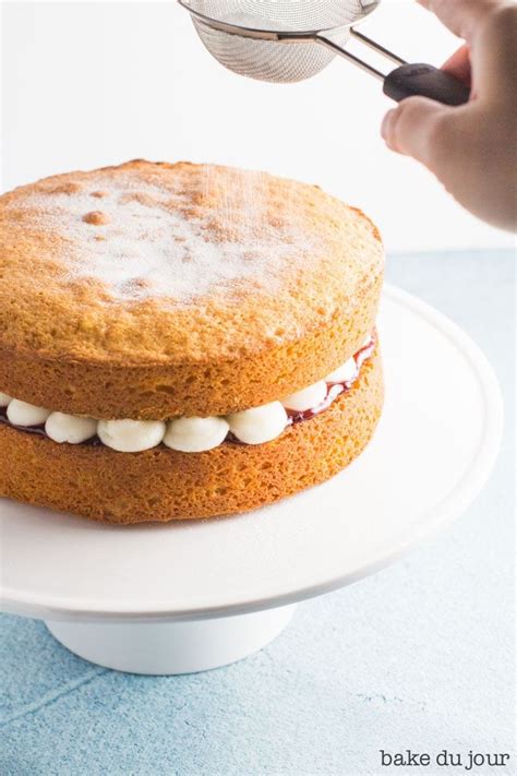 You Cant Go Wrong With This British Classic The One And Only Victoria Sandwich Cake Two Light